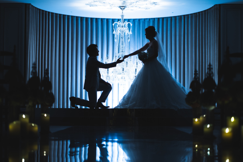 最後は定番のシルエットショット!