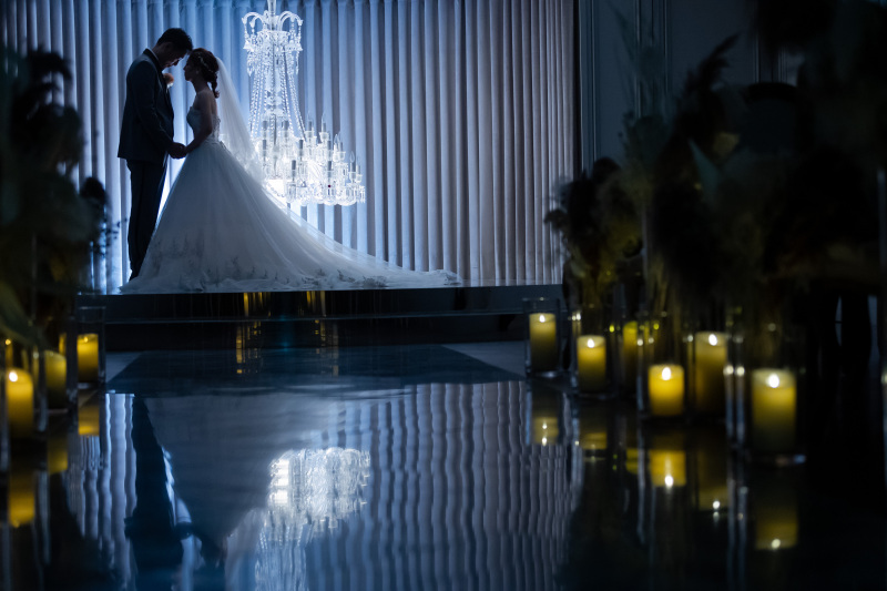 幻想的なシルエットショット