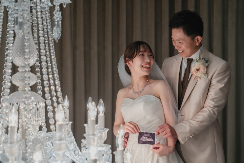 新婦様のお腹には・・・