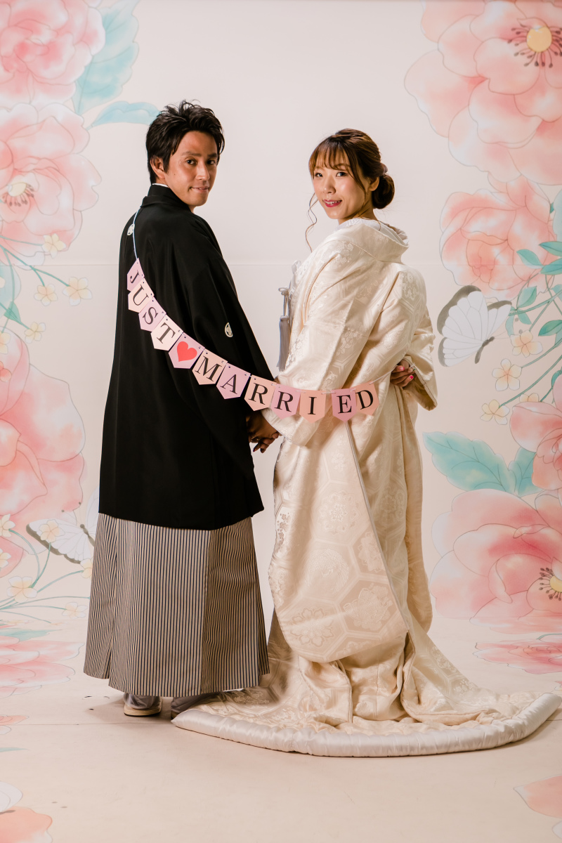 ガーランドを持って♪