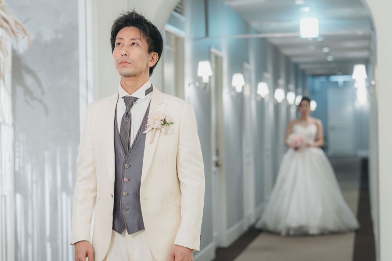 照れながら近づく距離 おふたりだけの時間