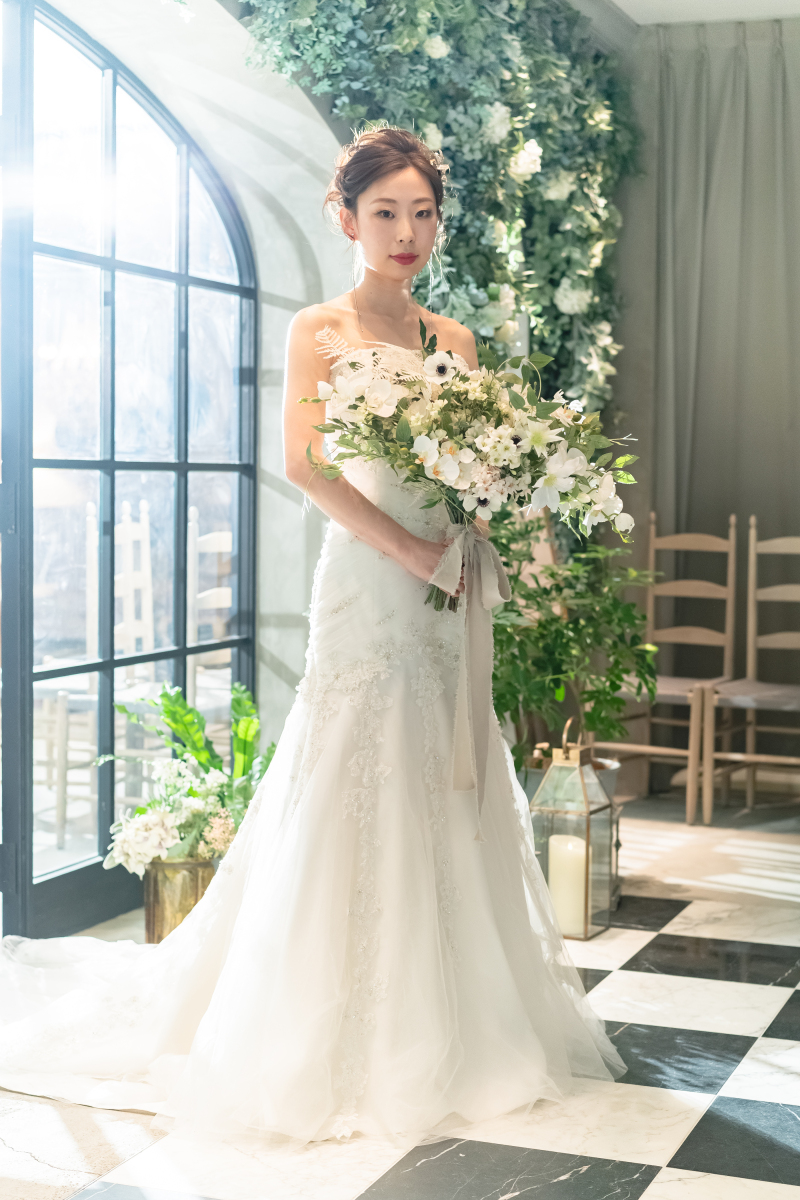 ボリュームのあるブーケ