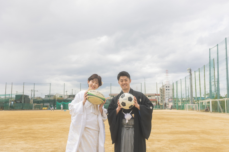 ボールを持って✻