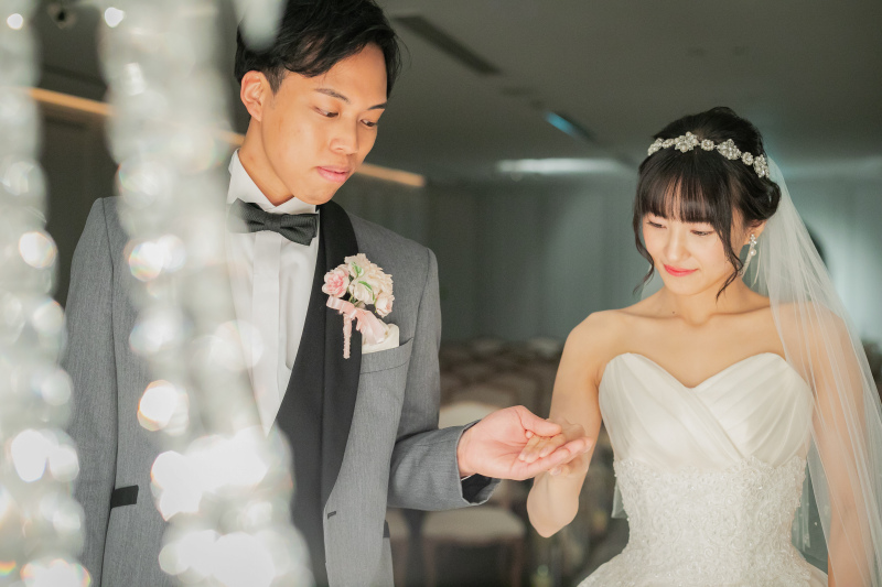 新郎様のエスコート