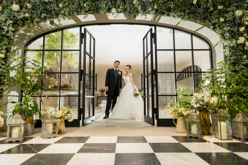 緑あふれるエントランス