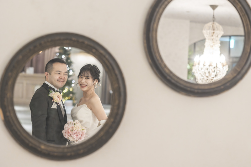 鏡ごしに・・・