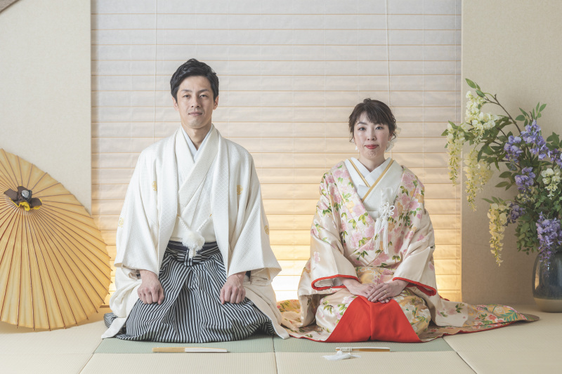 表情をそろえて♡畳撮影！