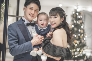 愛する我が子と♡館内洋装