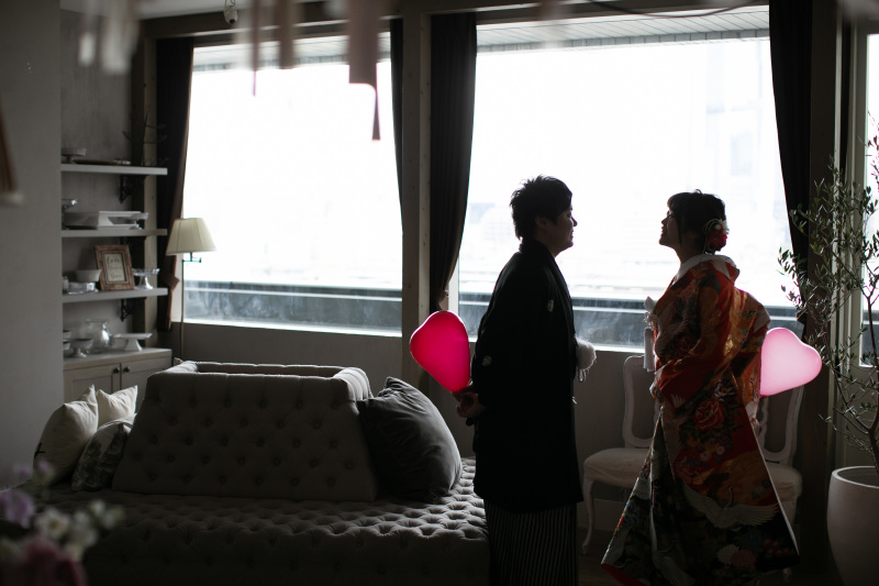 館内和装★小物を使ったショット!