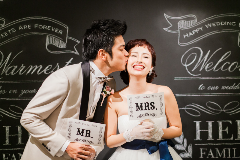 オシャレなチョークボードの前で☆