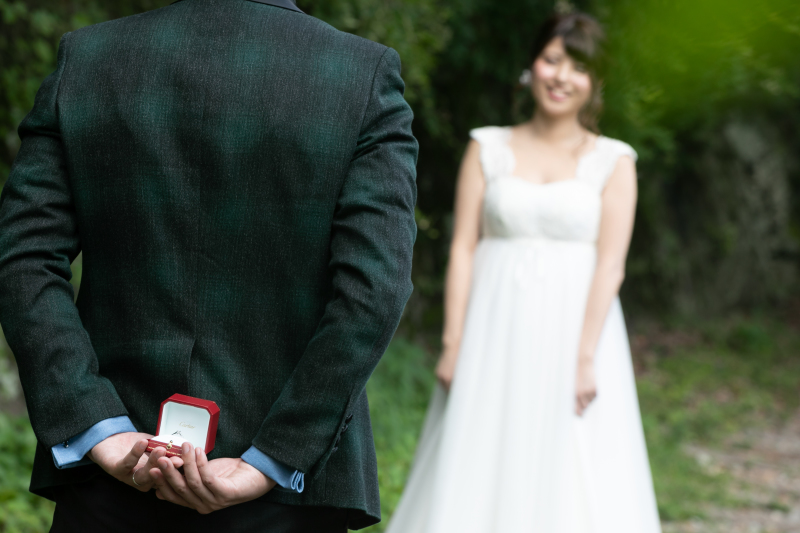 人気のプロポーズショット