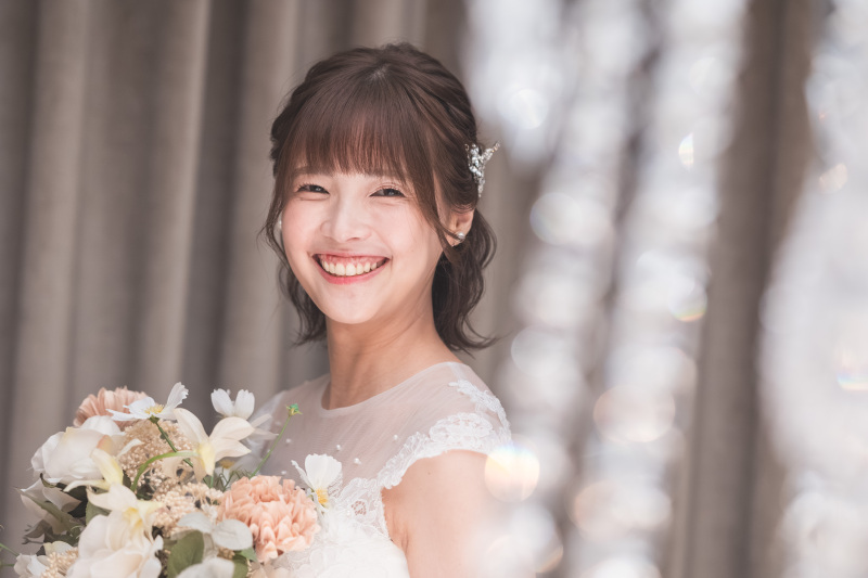 新婦様のソロショットは欠かせません!
