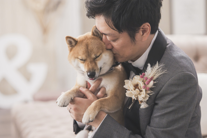 新郎様からのぎゅーっ♡