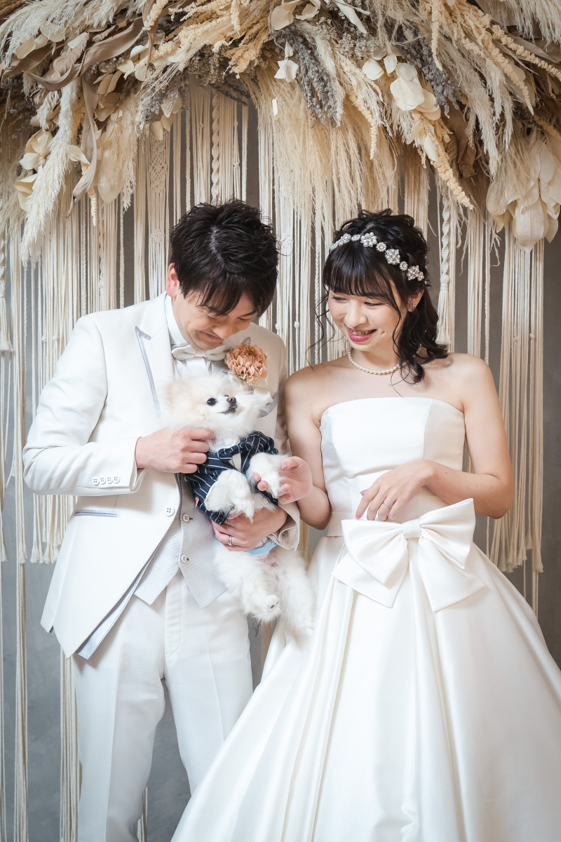 わんちゃんと一緒に！