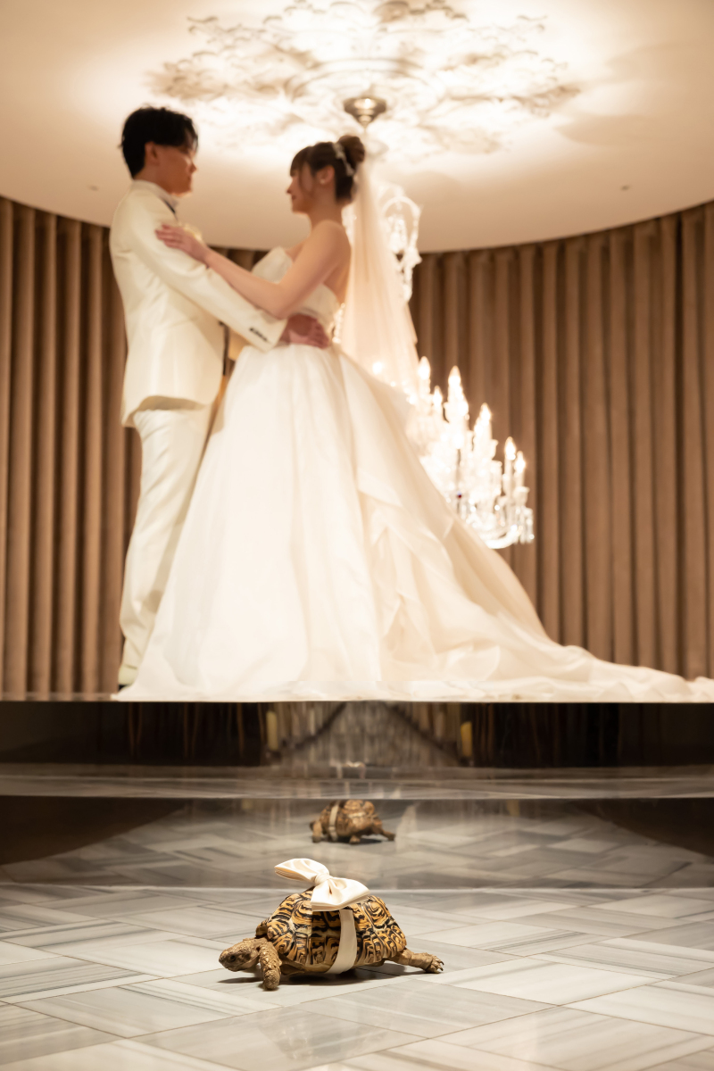 おふたりを見守るキューピッド