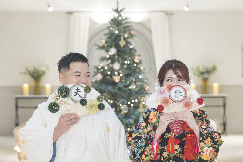 ツリーと一緒に