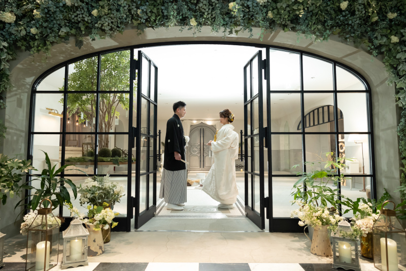 エントランスにて