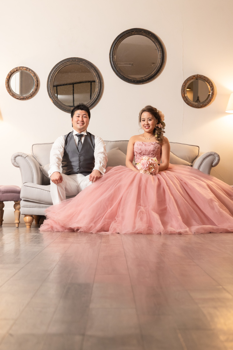 カラードレスにお着替え！