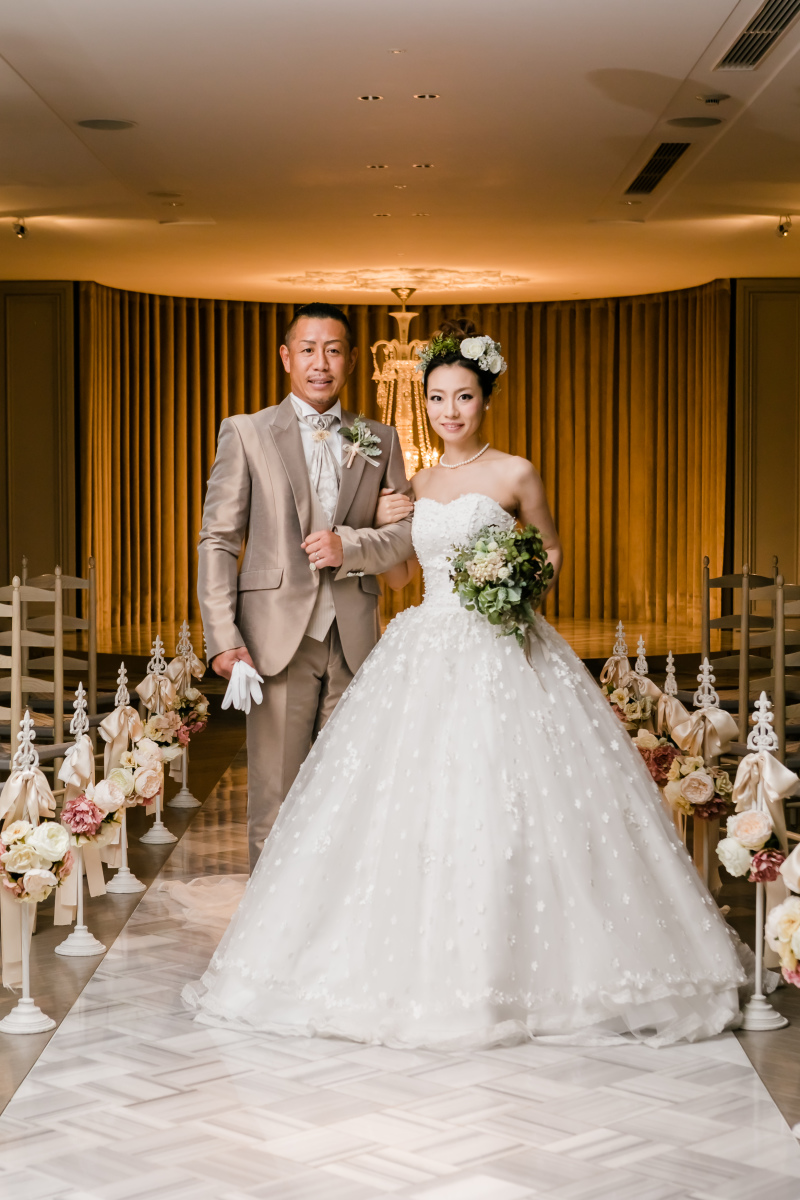 バージンロードで♪