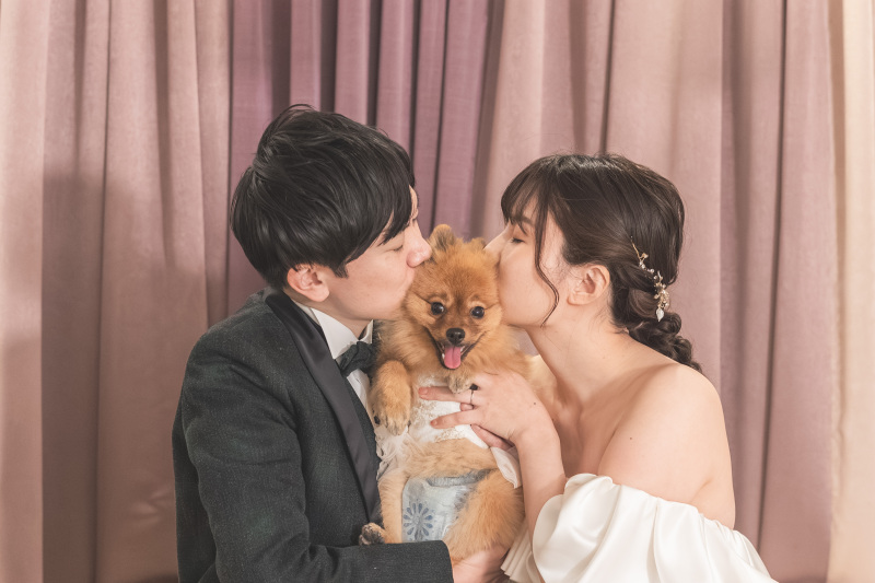 愛犬へ、おふたりから♡