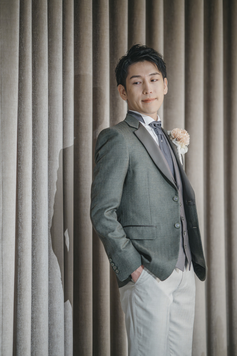 新郎様のソロカット