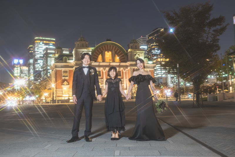 輝く三人の笑顔＊