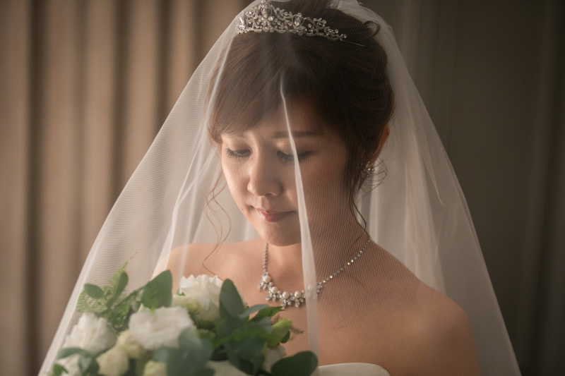 チャペルではベールをプラスして