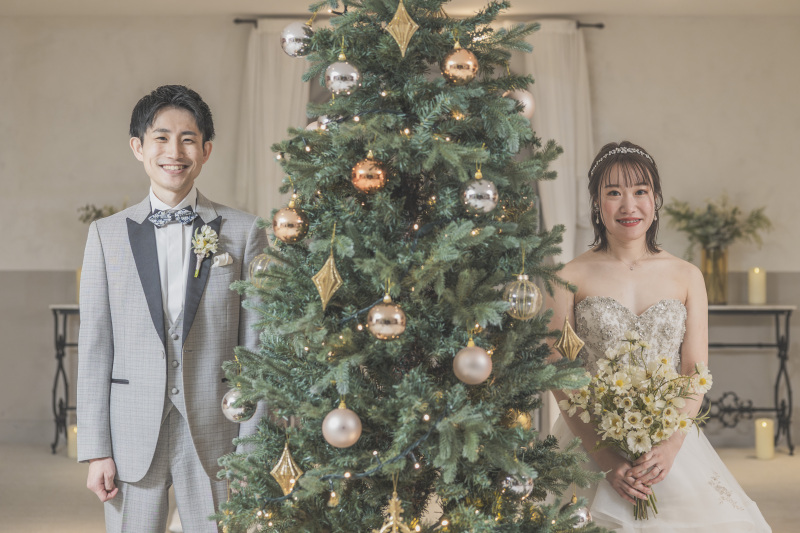 クリスマスツリーと一緒に＊