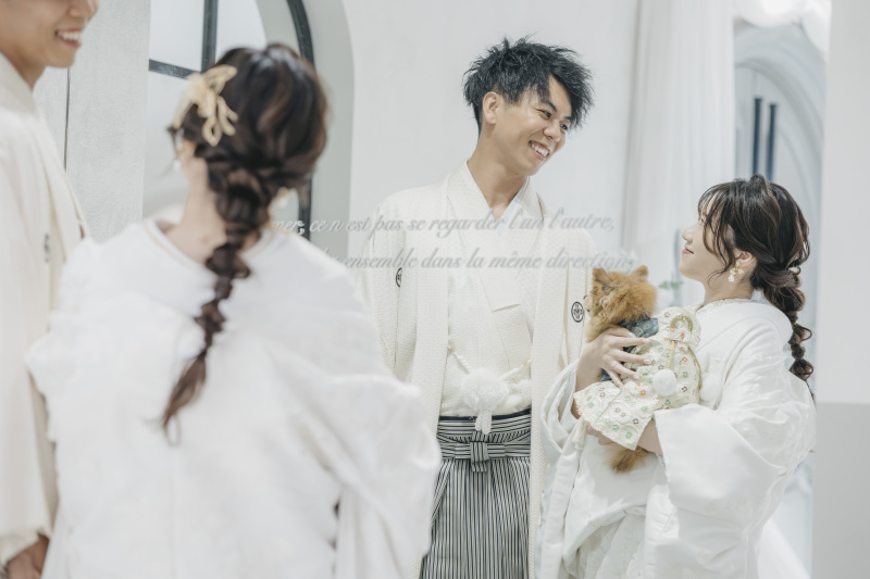 チャペル前の鏡