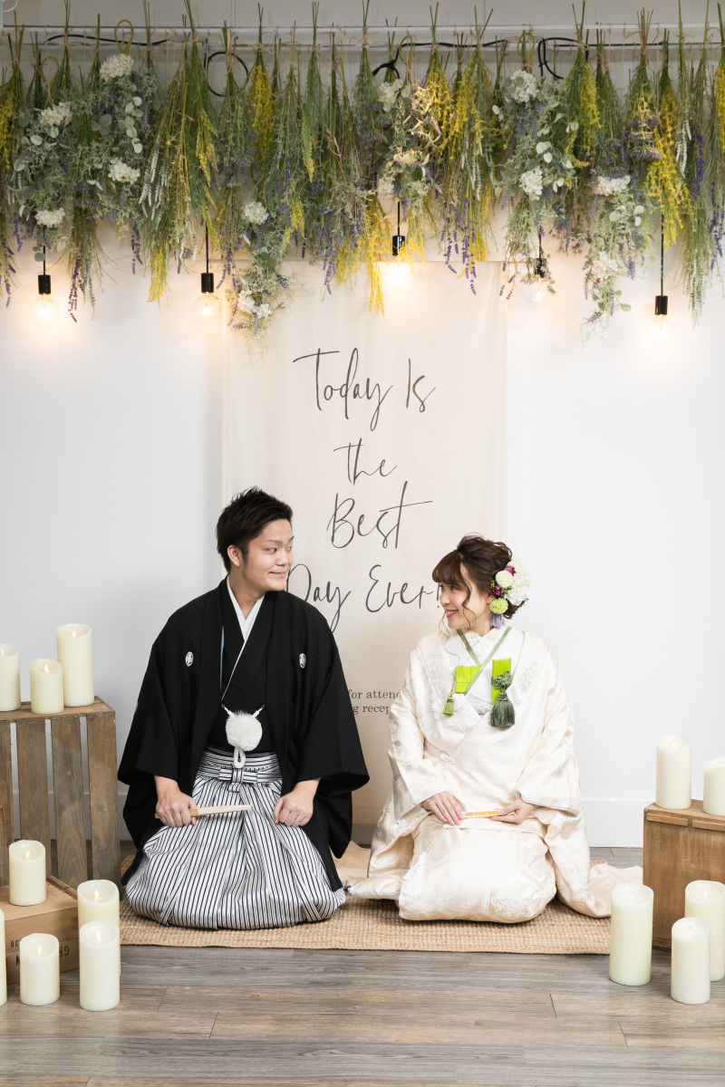 年賀状や結婚報告はがきに使えそう!