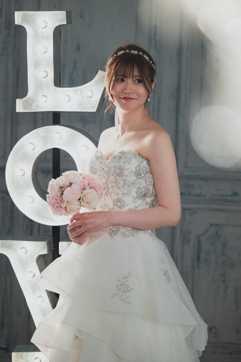 新婦様のソロショット