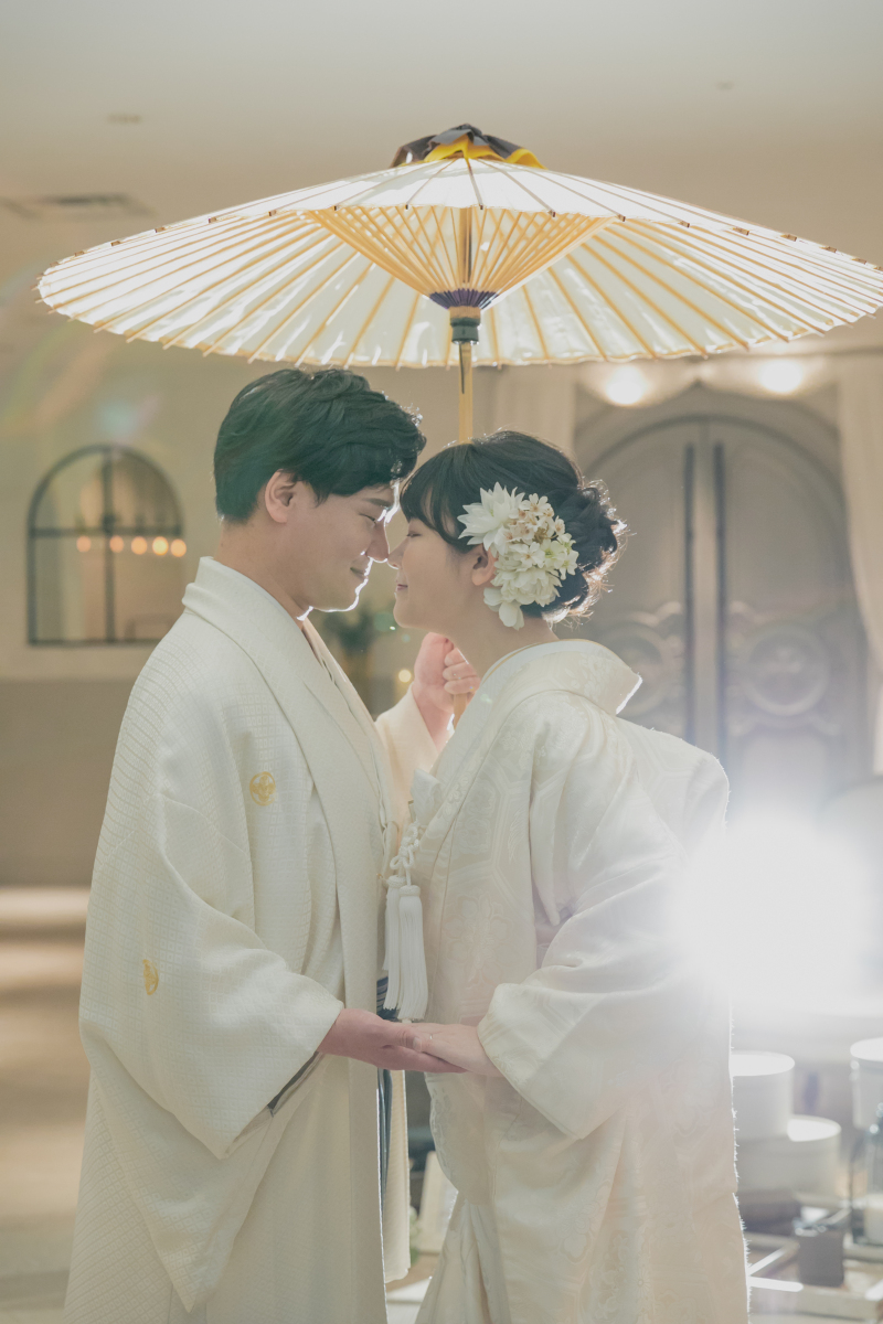 番傘を使用して