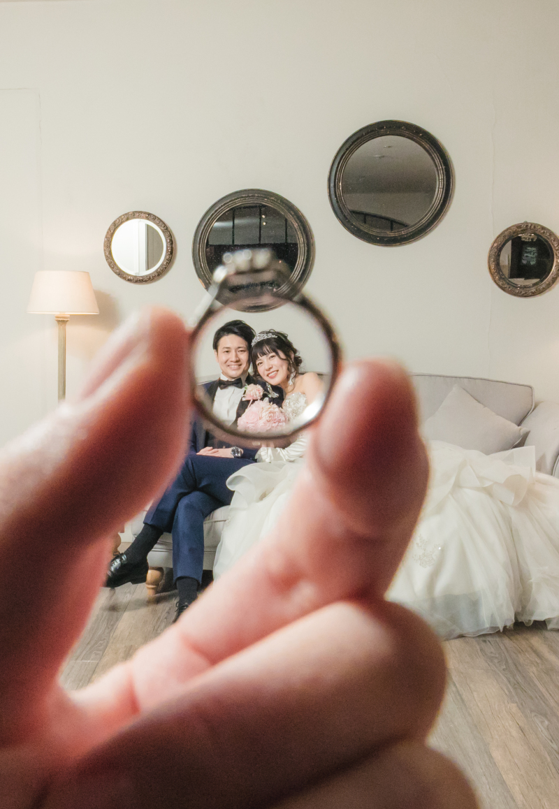 エンゲージリングの中に。。。♡