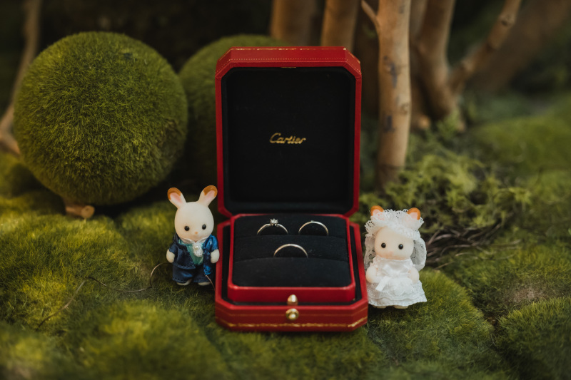 指輪ショットからスタート♡