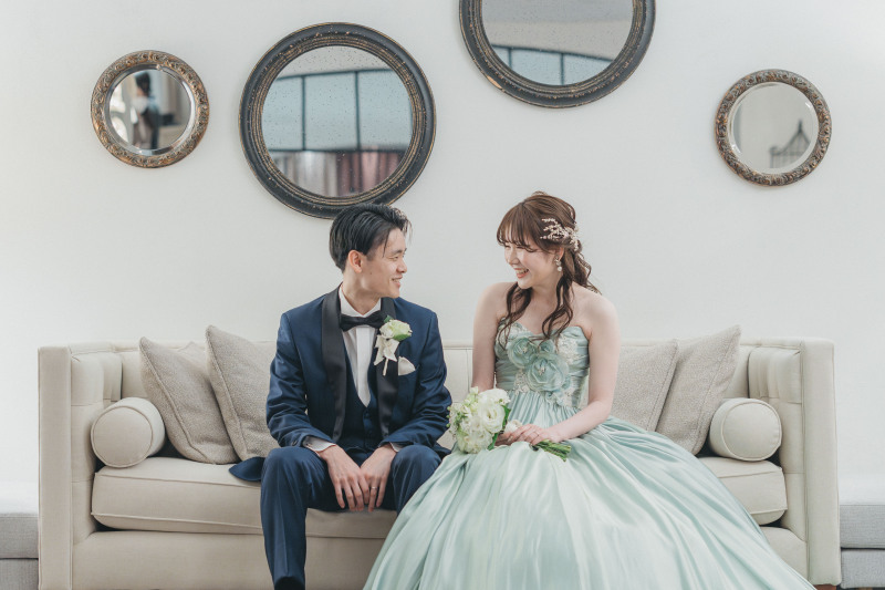 自然な表情で♡