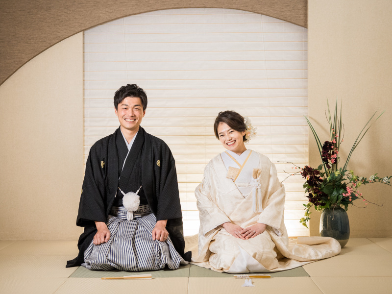 和装＆洋装2着で撮影できる♪館内フォト！