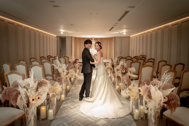 チャペルから撮影スタートです！