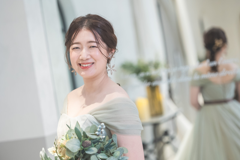 新婦様のソロショットも