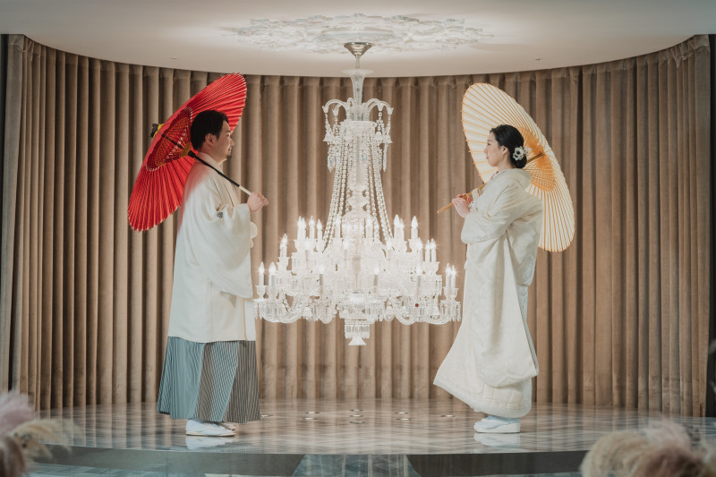 チャペルと畳で撮影♡　館内和装プラン◎