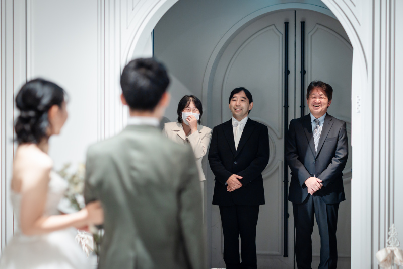 チャペルでは家族の皆様とファミリーミート