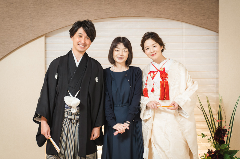 最後はお母様と一緒に