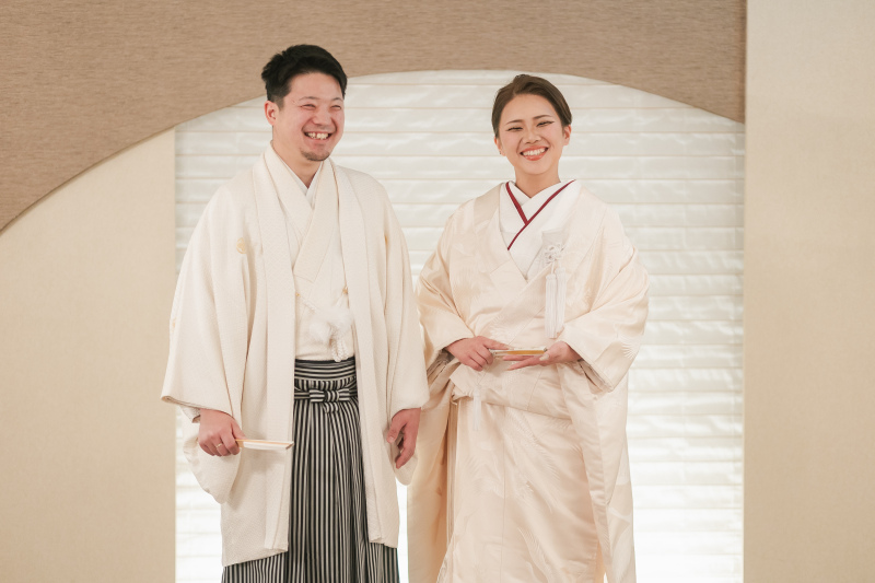 満面の笑みで