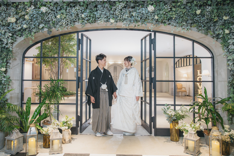 エントランスにて〜