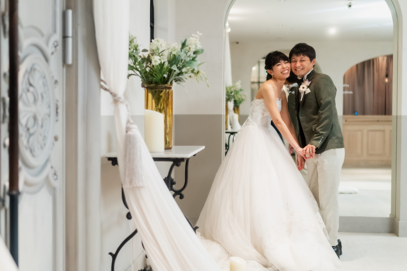 ぎゅっと寄り添って