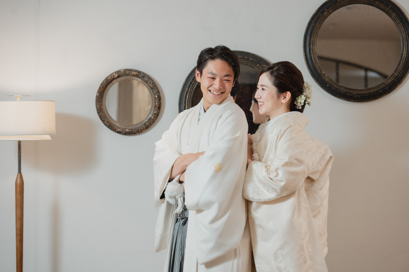 シンプルに！館内和装撮影