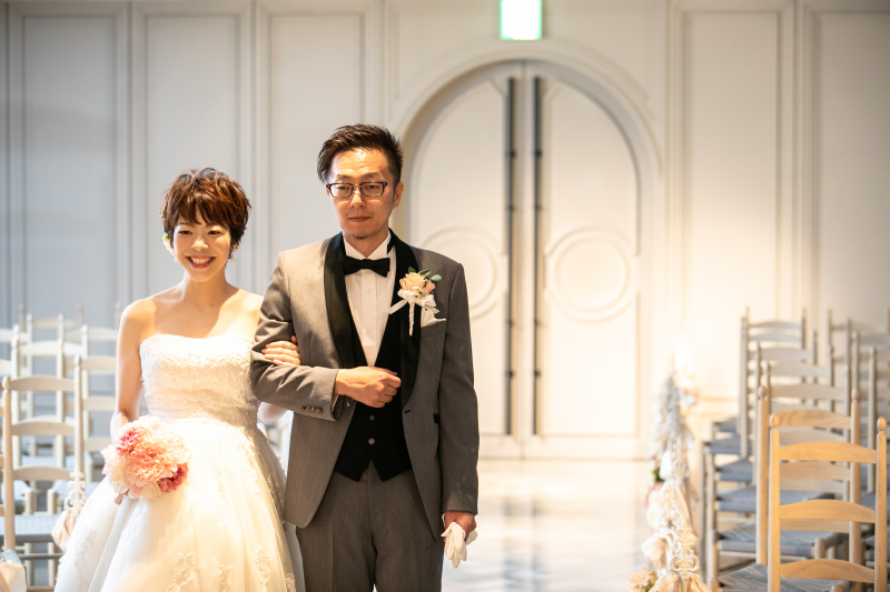 バージンロードで