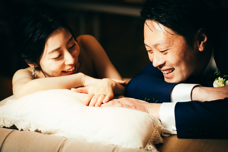 夜のアフターリビングでの撮影