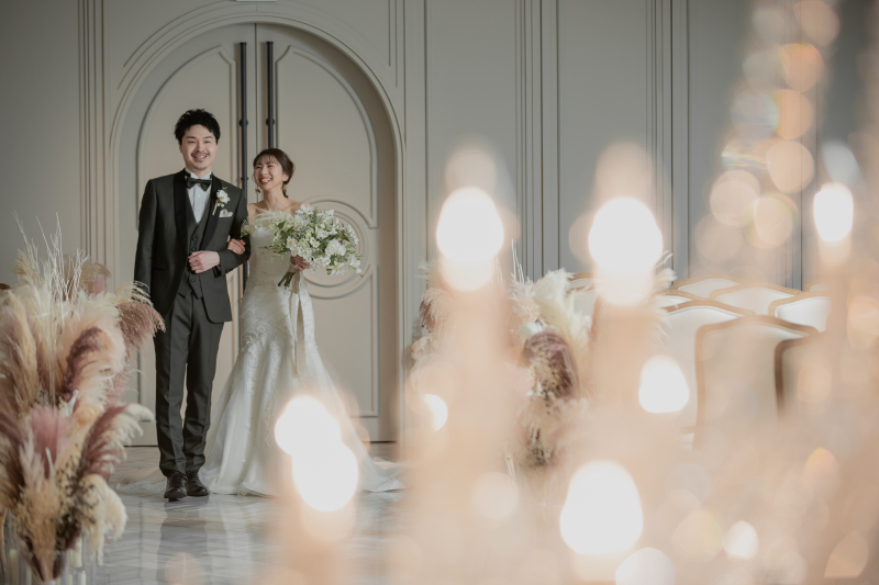 チャペルにて撮影