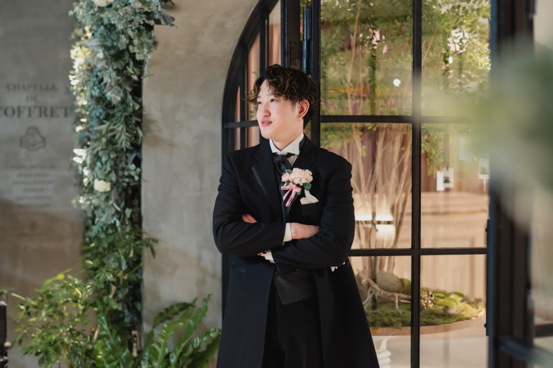 新郎ソロショット