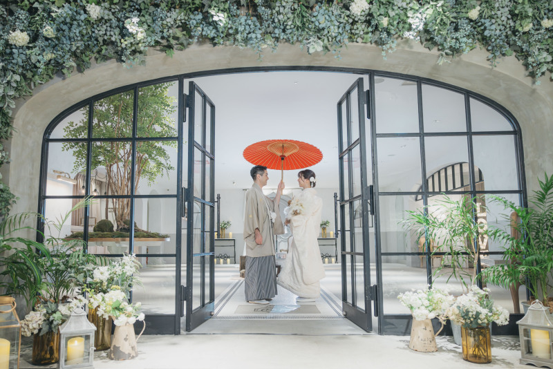 エントランス&番傘